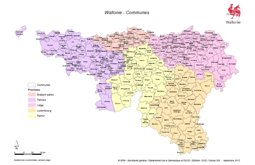 wallonie communes